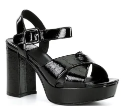 AMMA BLACK CRINKLE PATENT