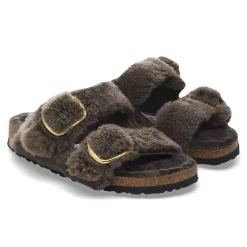 ARIZONA BIG BUCKLE GRAY TEDDY SHEARLING