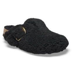 BOSTON BIG BUCKLE BLACK TEDDY SHEARLING