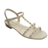 BRUNEL CREAM MILLED LEATHER