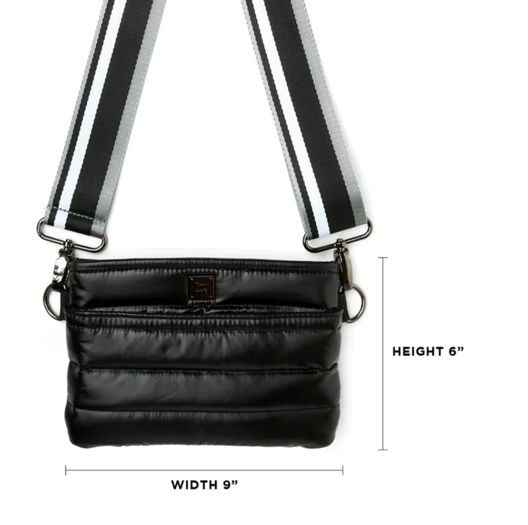 BUM BAG CROSSBODY PEARL BLACK