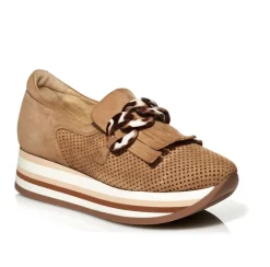 CADIE TASSEL LOAFER COGNAC SUEDE