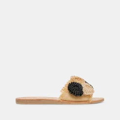 DANELA BLACK/NATURAL RAFFIA