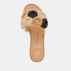 DANELA BLACK/NATURAL RAFFIA