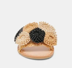 DANELA BLACK/NATURAL RAFFIA