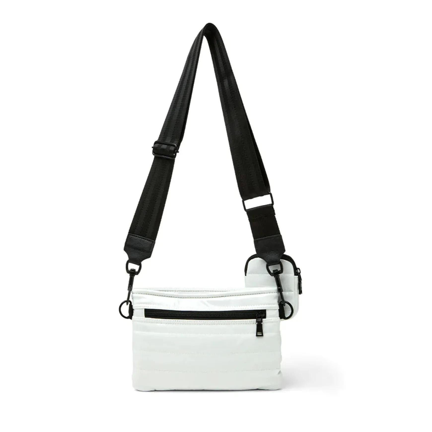 DOWNTOWN CROSSBODY WHITE PATENT