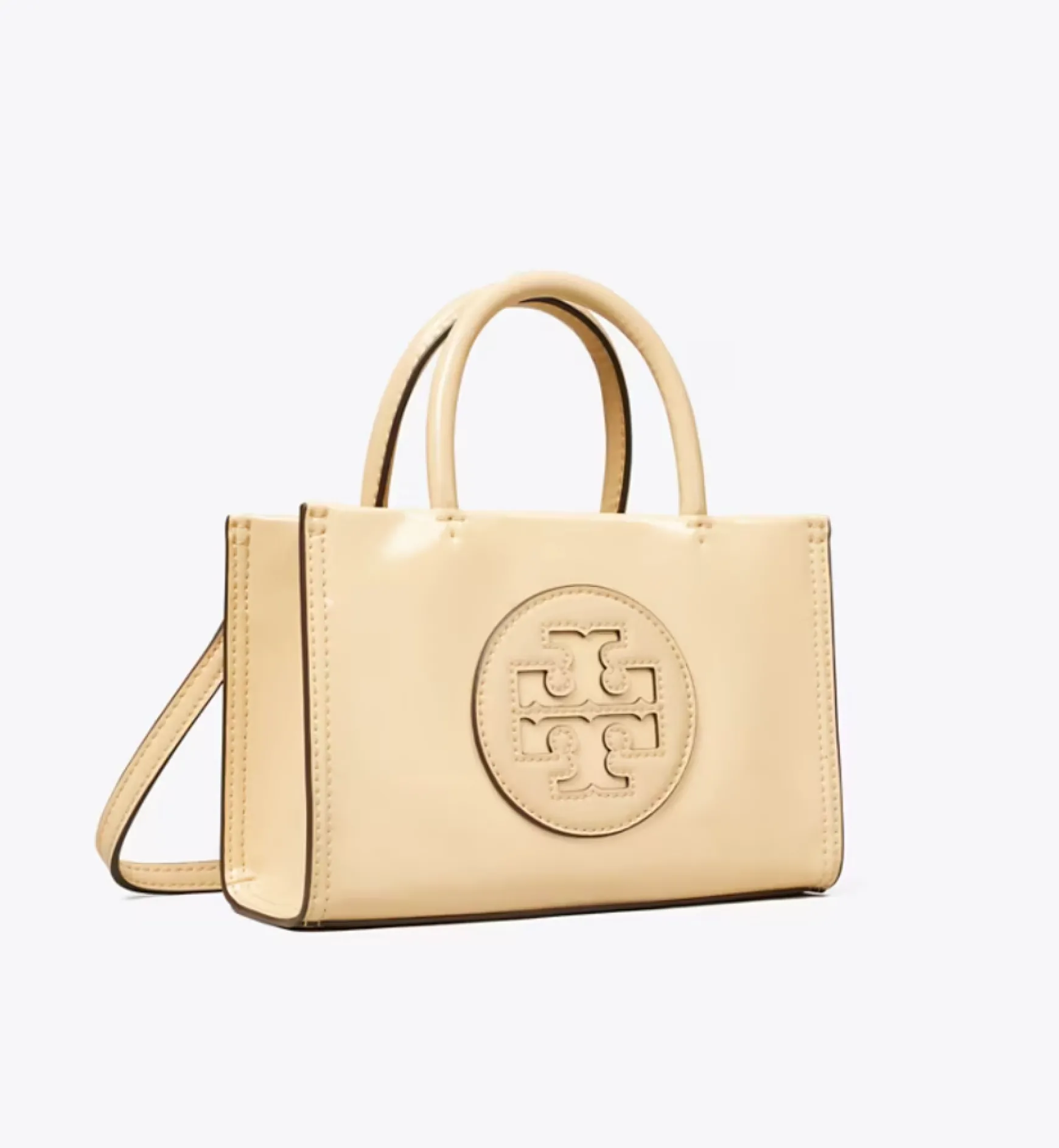 ELLA BIO MINI TOTE VANILLA PATENT