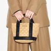 EMPIRE MINI TOTE CAMEL/BLK
