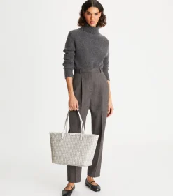 EVER-READY ZIP TOTE IVORY