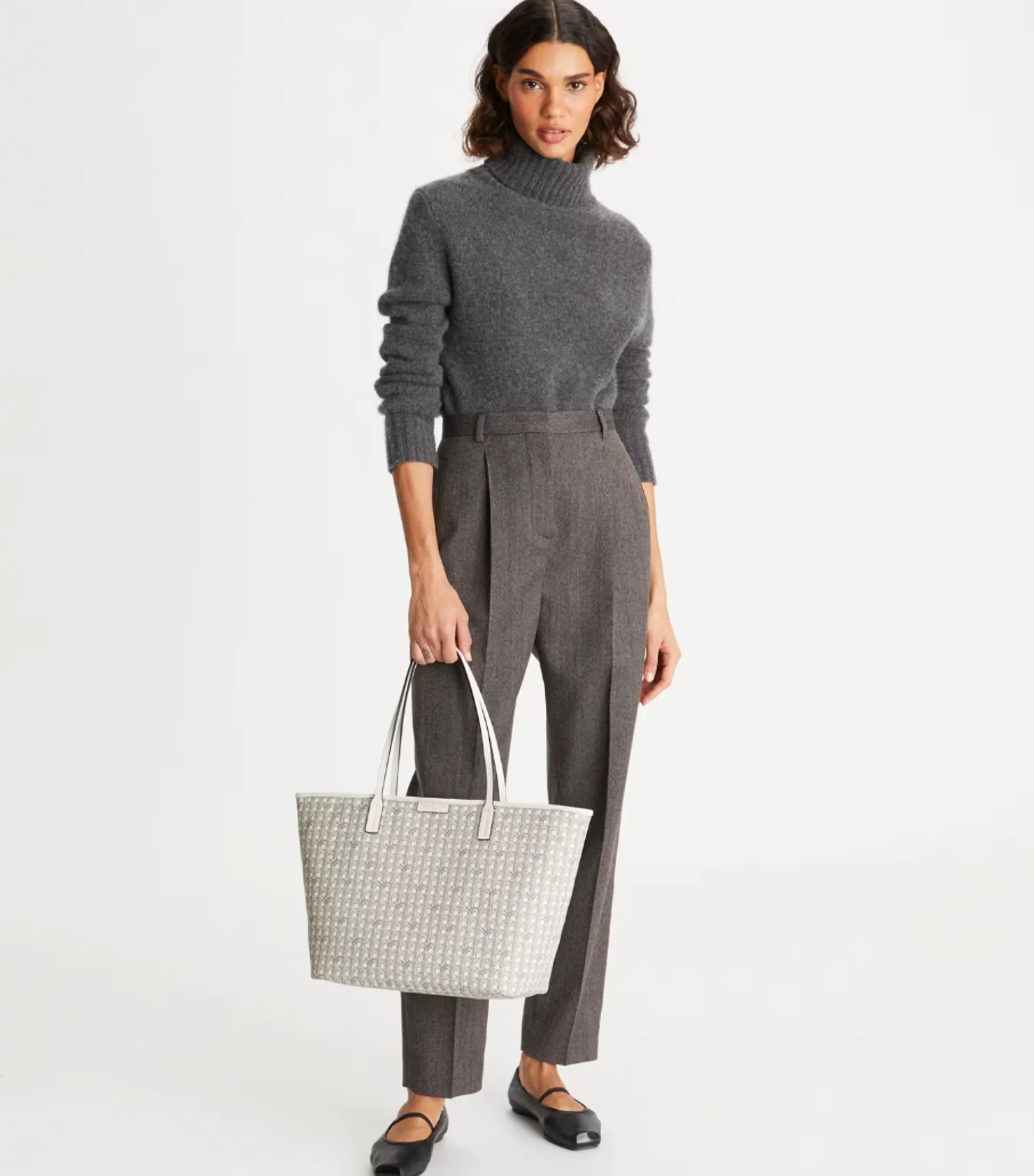 EVER-READY ZIP TOTE IVORY