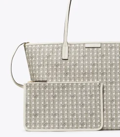 EVER-READY ZIP TOTE IVORY