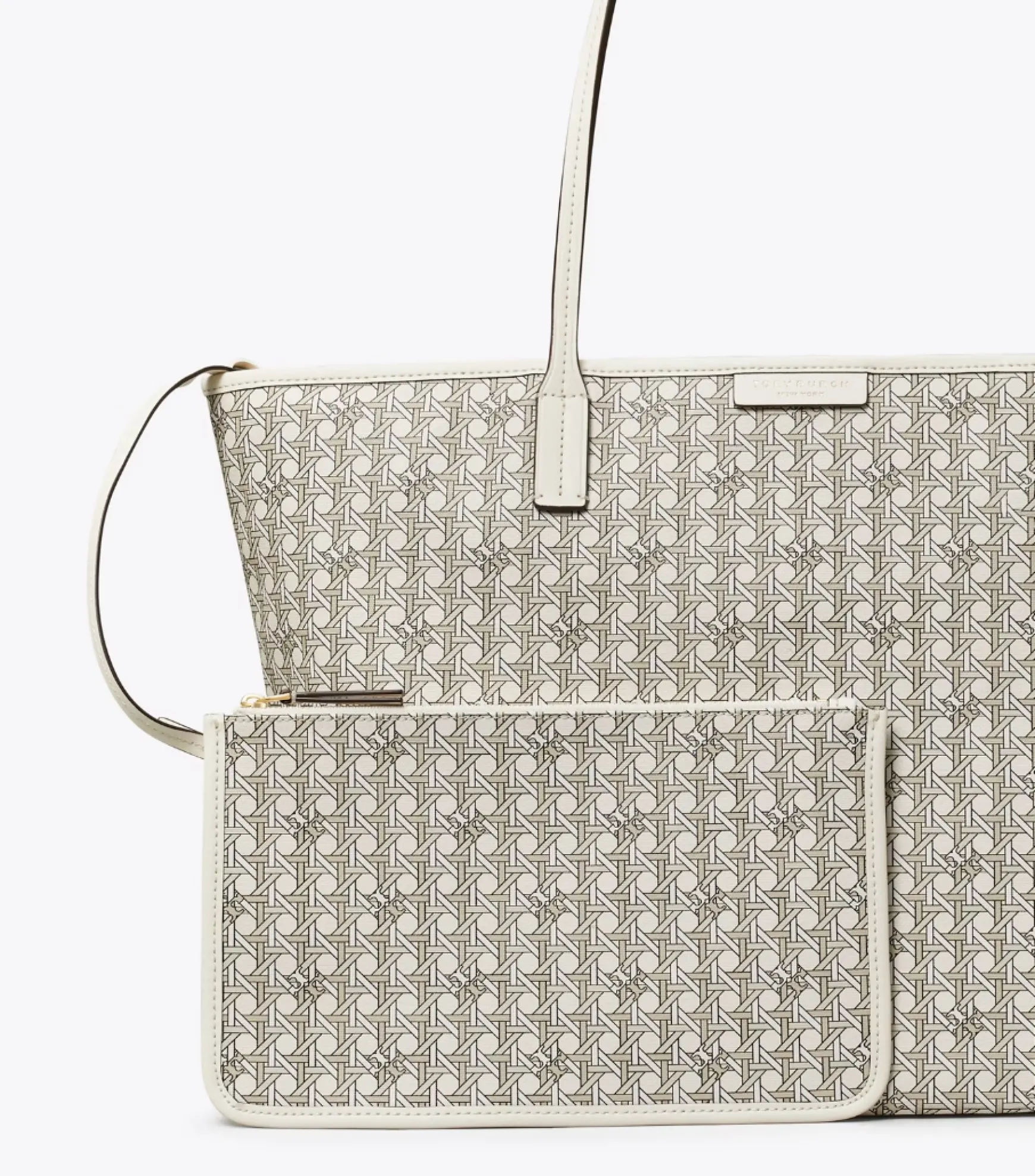 EVER-READY ZIP TOTE IVORY
