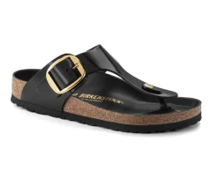 GIZEH BIG BUCKLE HIGH SHINE BLACK