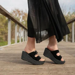 HUDSON BLACK SUEDE