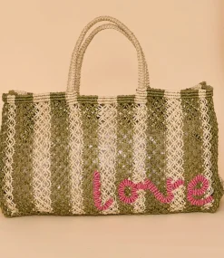 LAVINIA LOVE KHAKI/NATURAL/PINK
