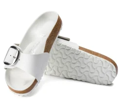 MADRID BIG BUCKLE WHITE LEATHER