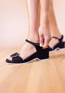 MARORA BLACK/WHITE SUEDE