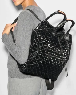 METRO CONVERTIBLE BACKPACK BLACK LIQUID