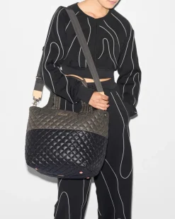 METRO MEDIUM TOTE DELUXE BLACK/MAGNET