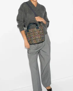 METRO MINI TOTE MULTI GOLD TWEED