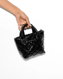 METRO PETITE TOTE BLACK LIQUID