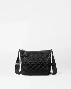 METRO SCOUT CROSSBODY DELUXE BLACK LIQUID