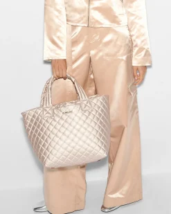 METRO SMALL TOTE DELUXE PALE ROSE GOLD