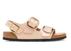 MILANO BIG BUCKLE HIGH SHINE BEIGE