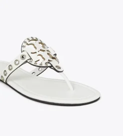 MILLER EYELET SANDAL CLOUD/SILVER