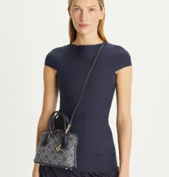 MINI SWING SATCHEL T MONOGRAM JACQUARD