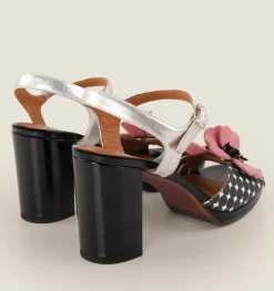 PARLOTA BLACK/SILVER/ROSE