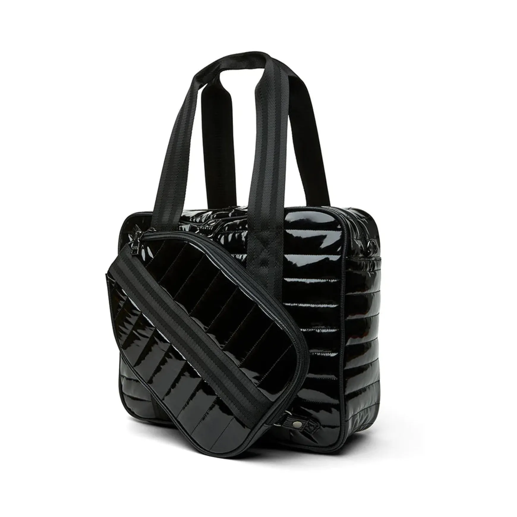 PICKLEBALL BAG BLACK PATENT