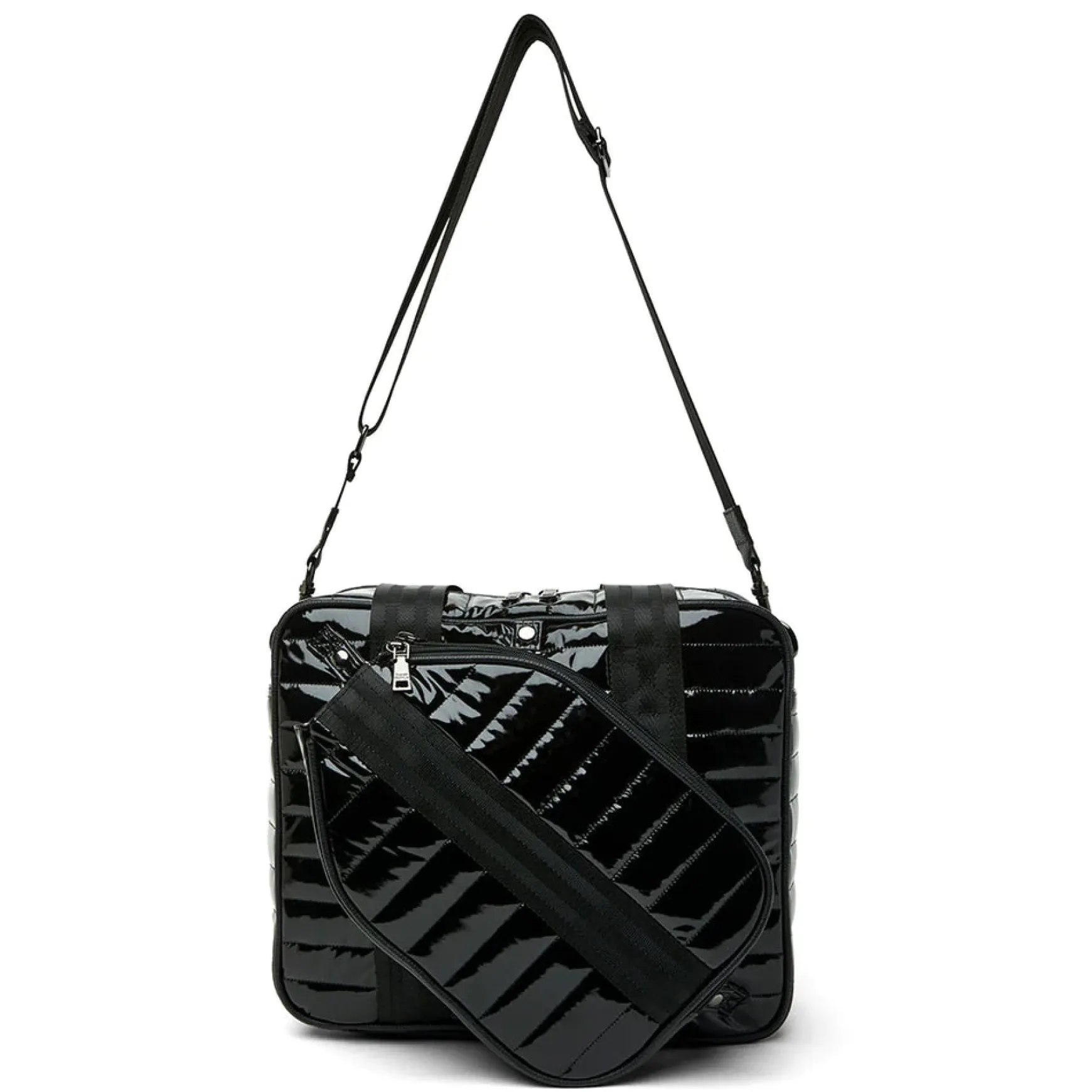 PICKLEBALL BAG BLACK PATENT