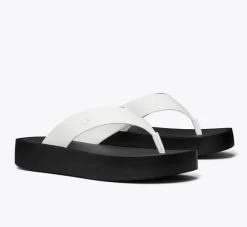 PLATFORM FLIP FLOP WHITE/BLACK