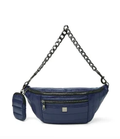 SISTER SLING NAVY PATENT