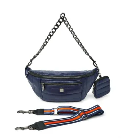 SISTER SLING NAVY PATENT