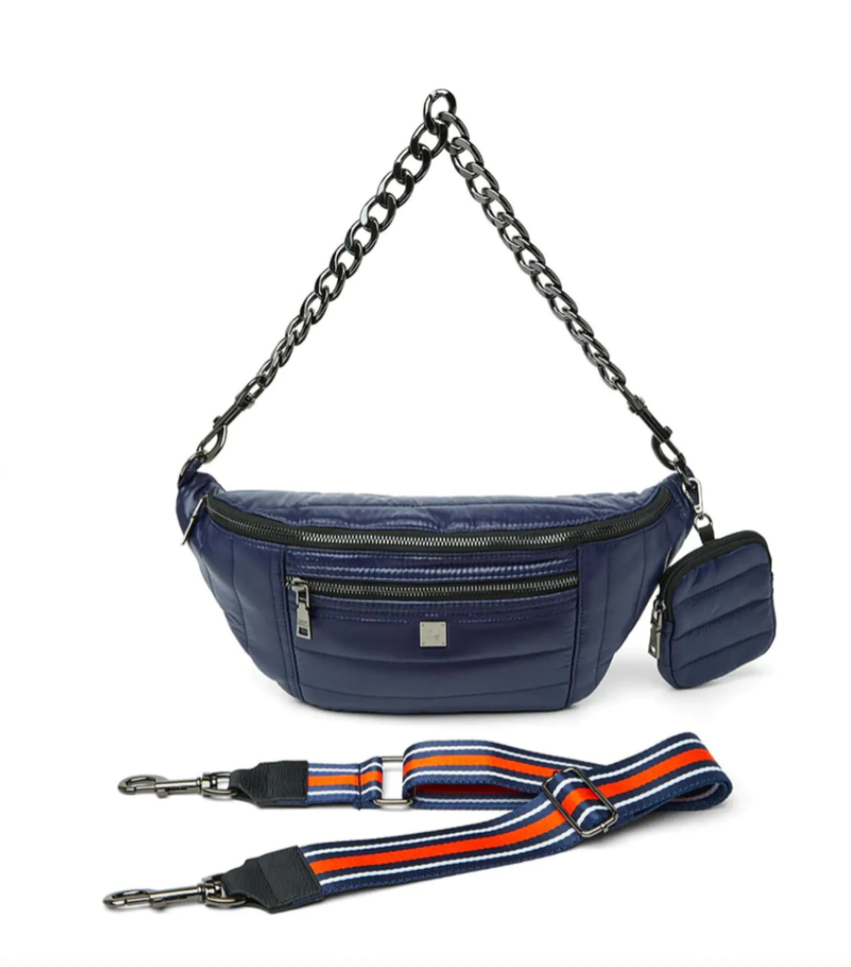SISTER SLING NAVY PATENT