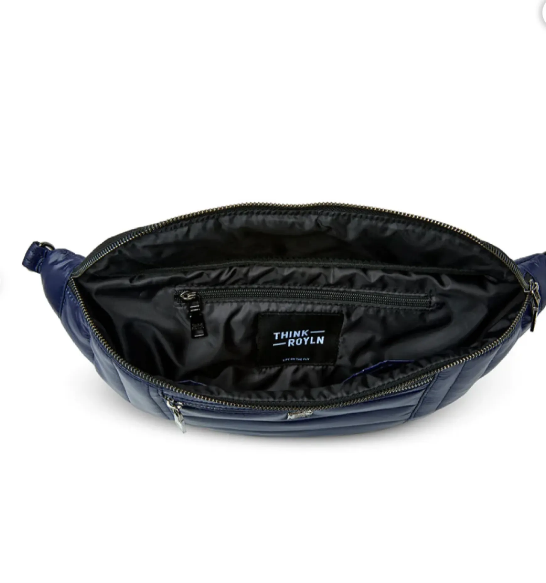 SISTER SLING NAVY PATENT
